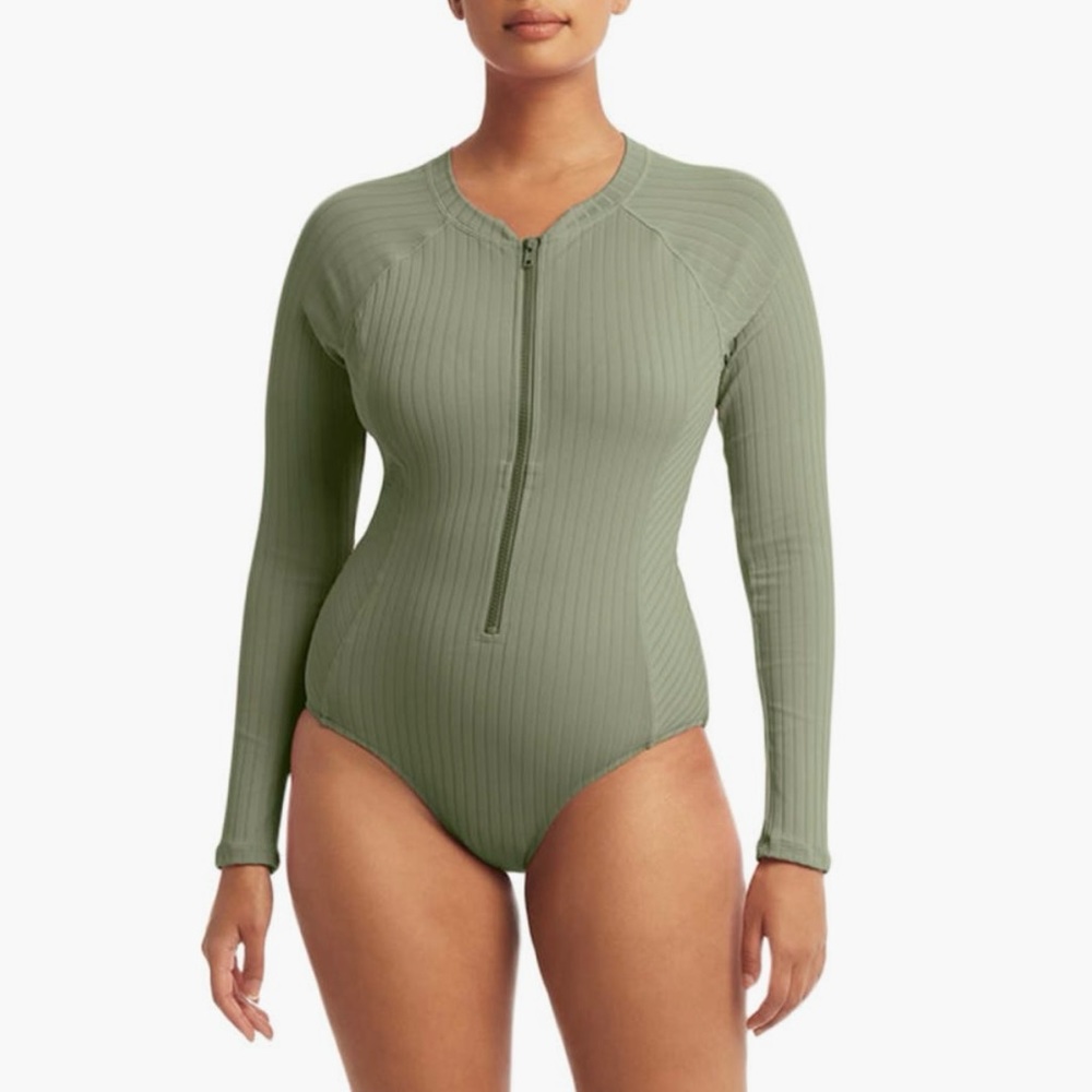 Sea Level Vesper Long Sleeve One-Piece Swimsuit - NWT